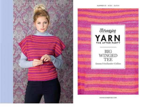 Yarn winged tee