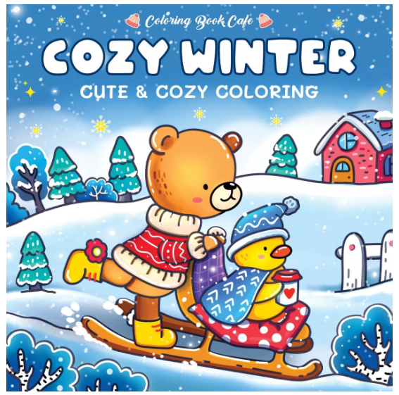 Cozy winter Cute & Cozy coloring