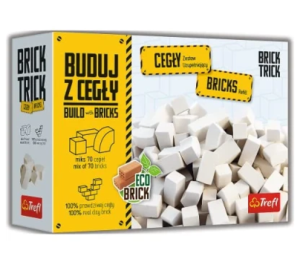 Brick Trick Bouwen met baksteen extra set, 100% natuurlijke baksteen