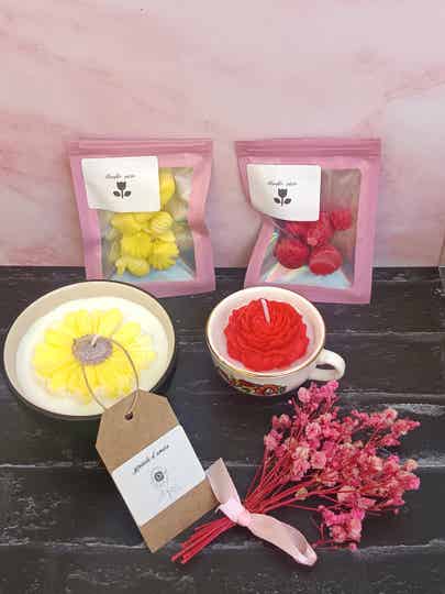 Coffret bougie fêtes mères