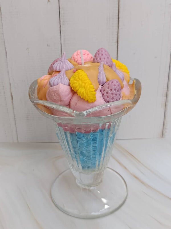 Bougie gourmande façon glace 🍨🕯️