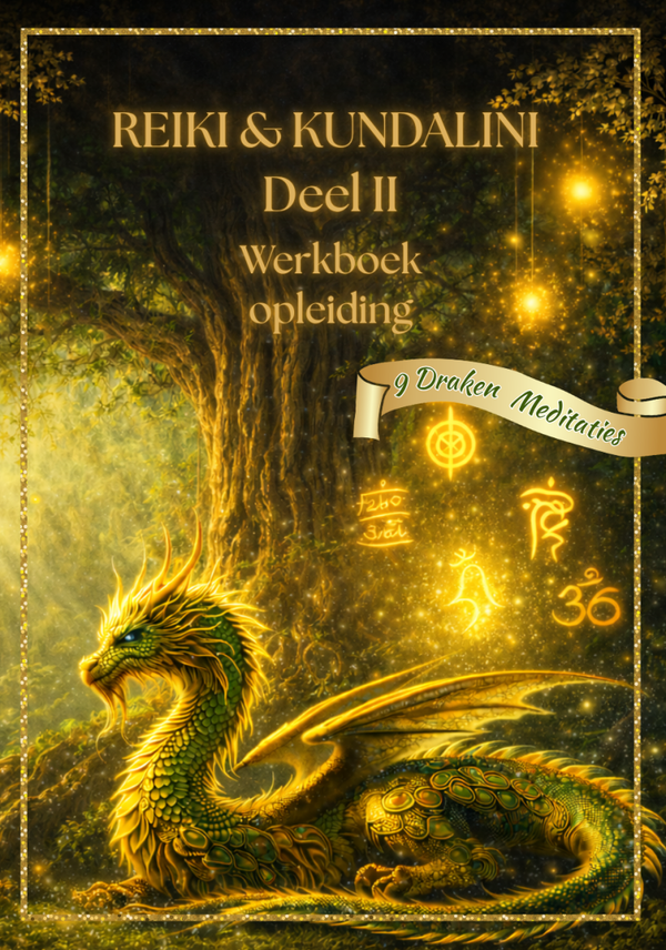 Reiki & Kundalini II Werkboek inclusief 9 DrakenMeditaties