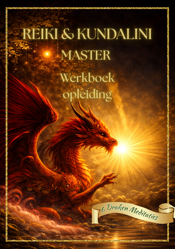 Reiki & Kundalini Master Werkboek met 6 DrakenMeditaties