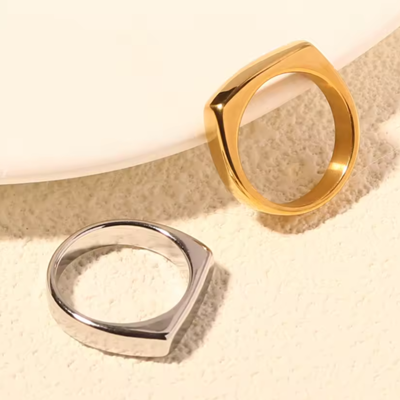 Minimalistische zegelring