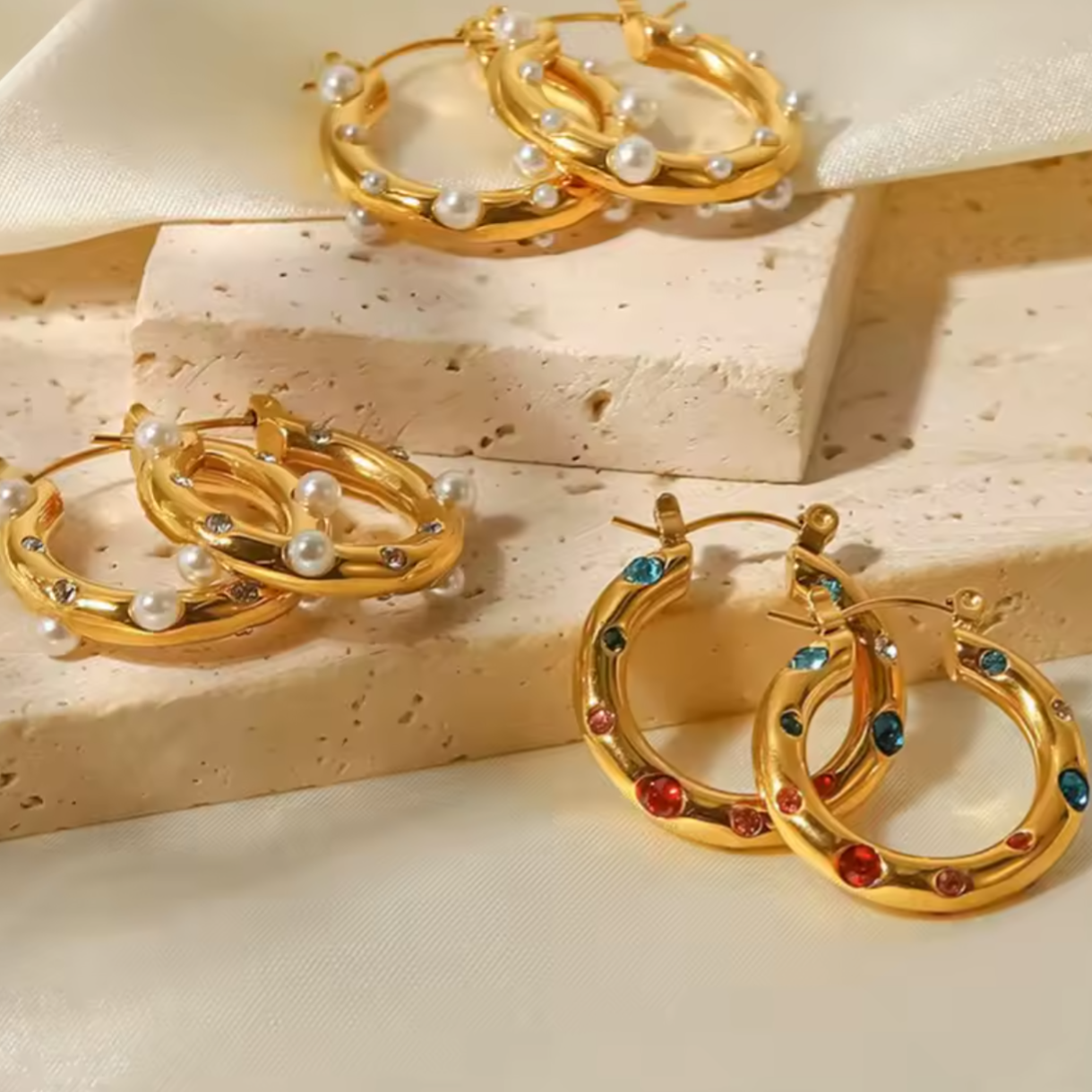Zirkonia oorring