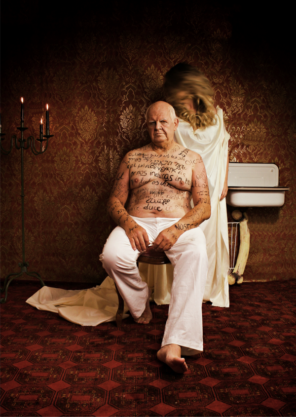 Cockroach Kunst auf A3 Hartschaumplatte