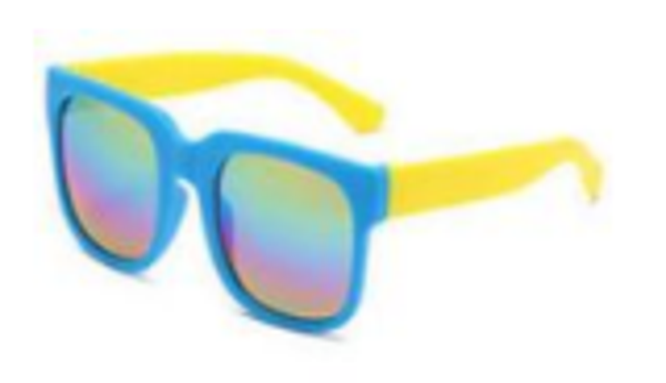 Sunglasses - blue/yellow/bright