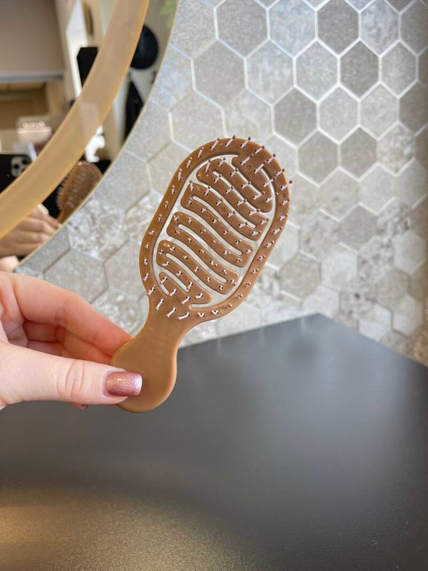 Mini borstel - beige