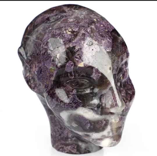 3.5" Fluorite Hand Carved Fairy Elf  Companion Sculpture