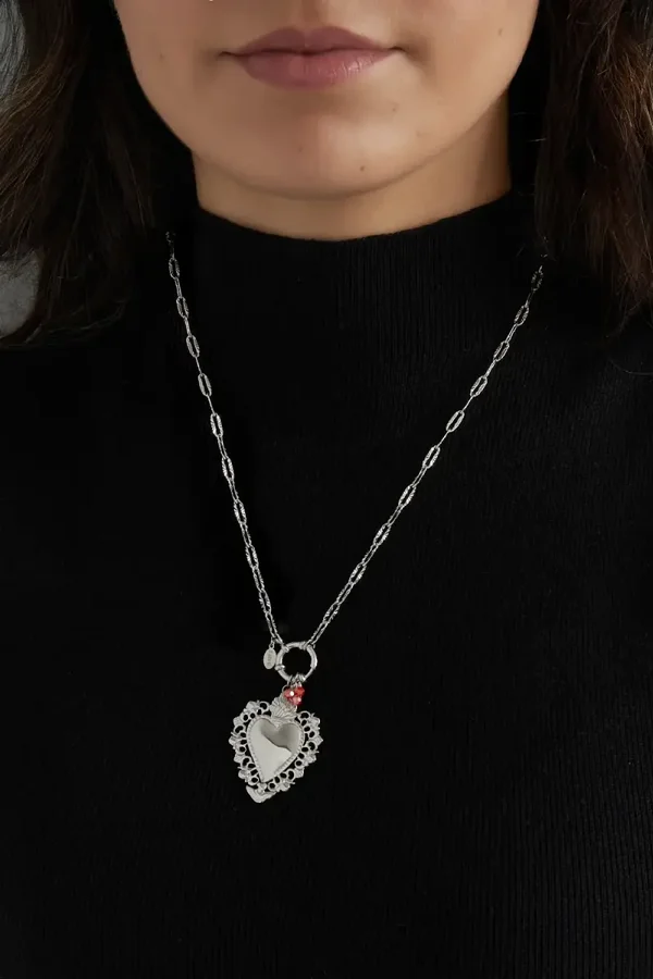 Tropical Heart Necklace