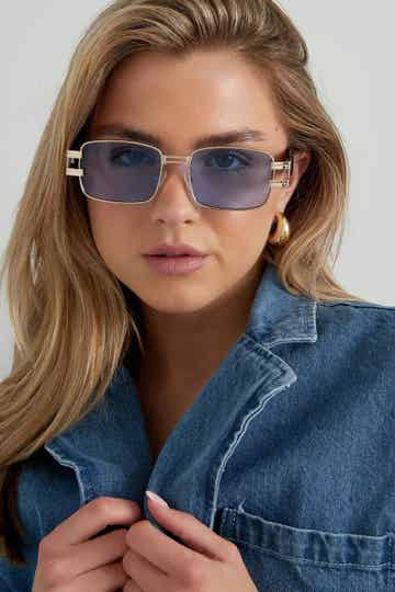 Sun Candy Sunglasses pink and bleu