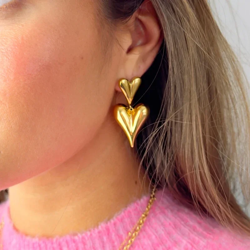 Spikey Heart Earrings