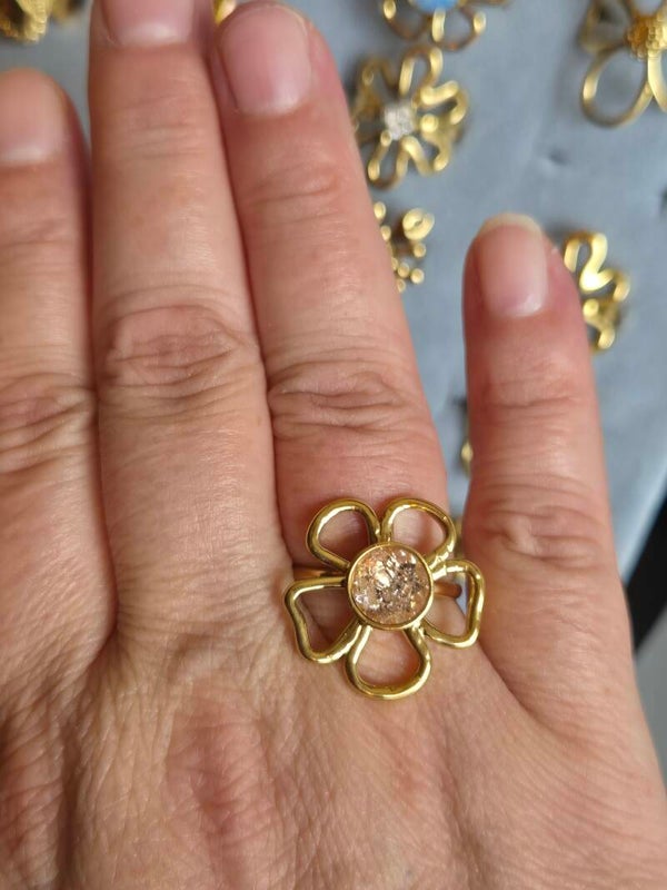 Rosé Bloom Ring