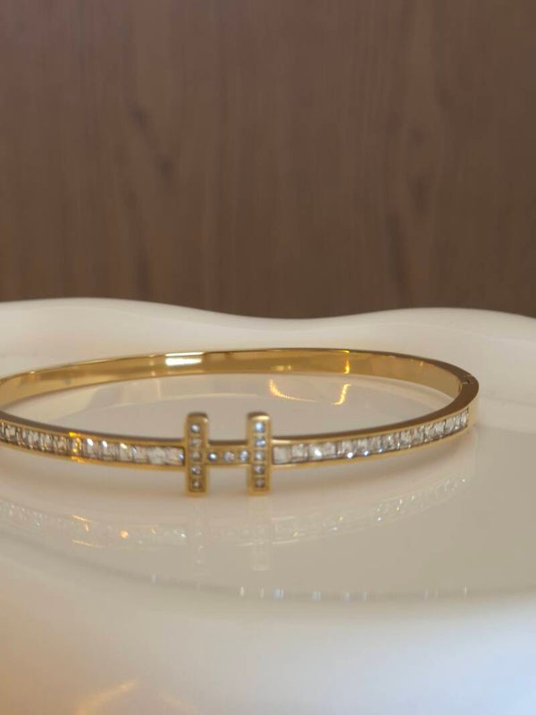 Strass H Bangle