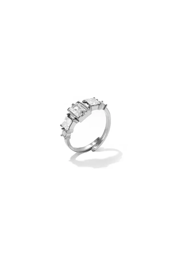 Aveline Zirkonia Ring Zilver