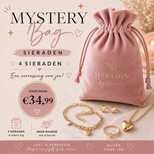 Mystery Bags goud 34,95
