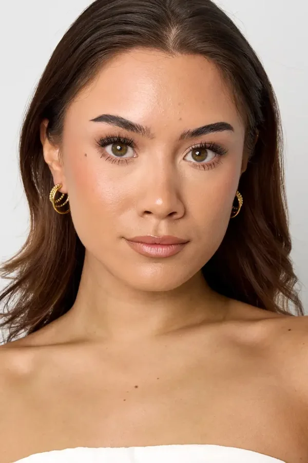 Pattern Twist Hoops