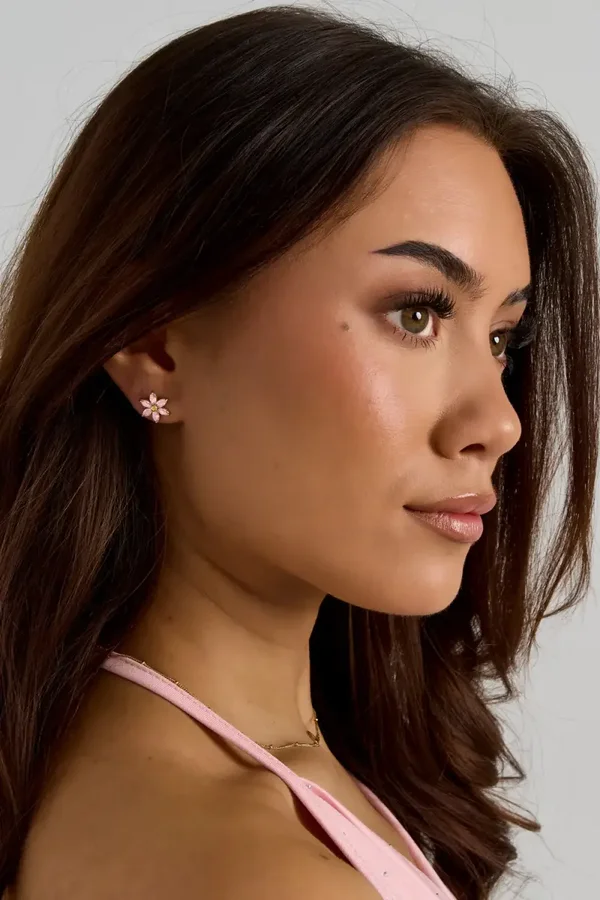 Rosé Petal Studs