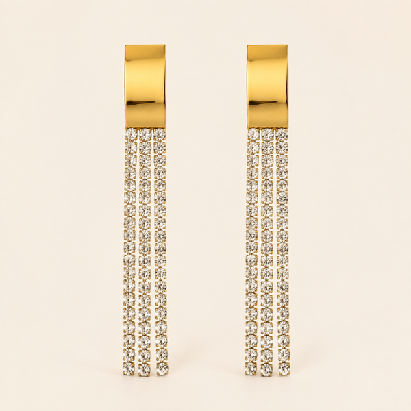 Élégance Crystal Earrings