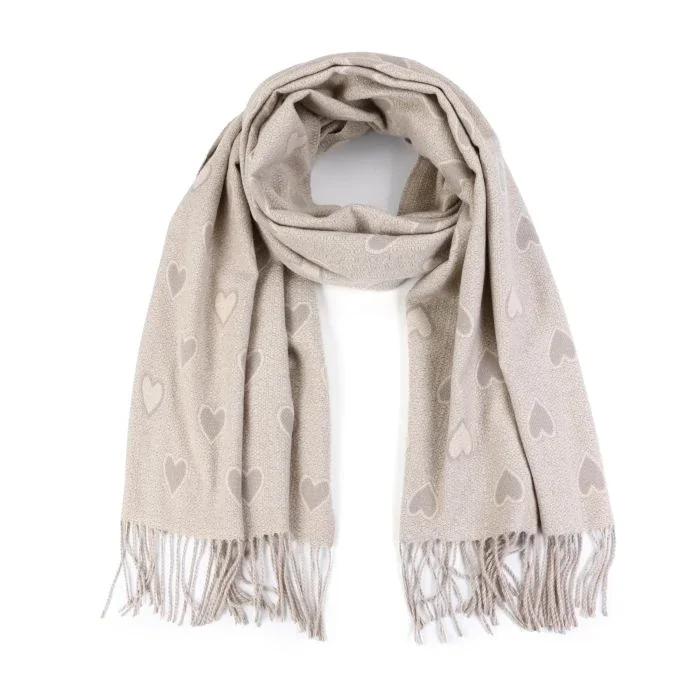 Winterhart Sjaal beige