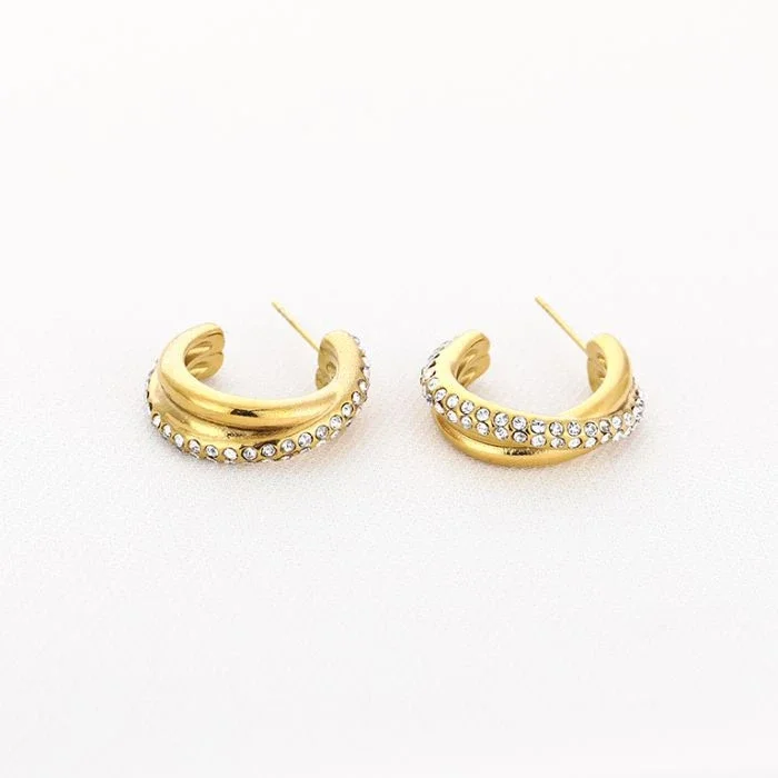 Royal Glow Hoops