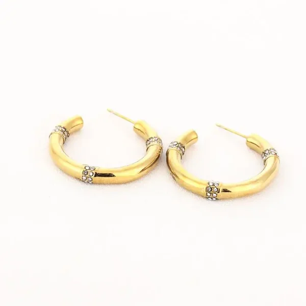 Crystal Glow Hoops