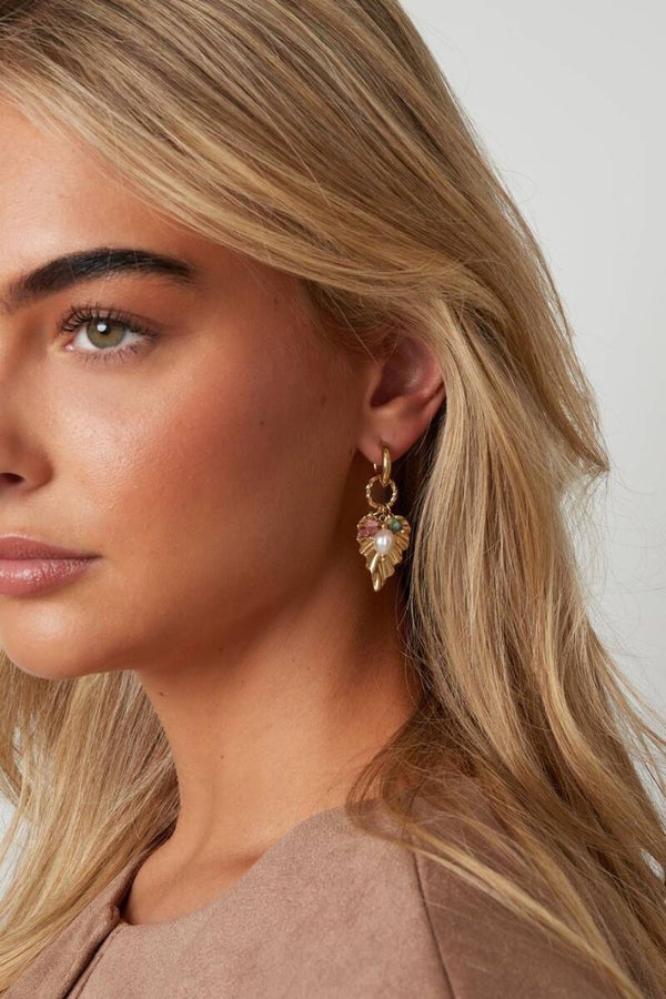 Rustic Leaf Earrings