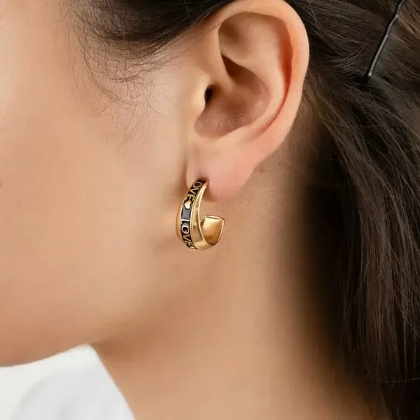 Infinite Love Earrings black