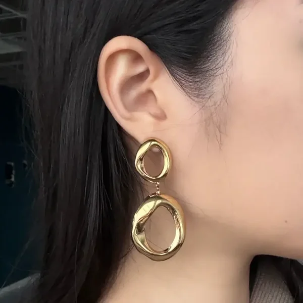 Modern Oval Earrings
