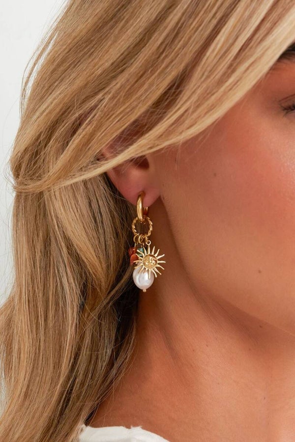 Sunstone Earrings