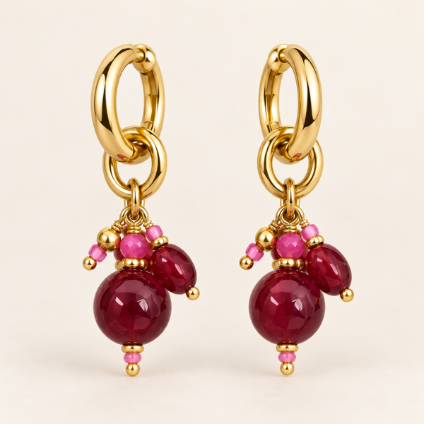 Berry Drop Hoops