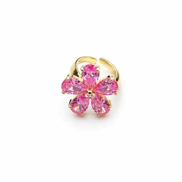 Fiora Stone Ring Pink & White