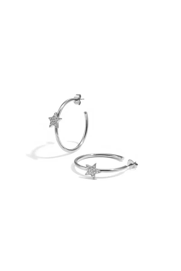 Starlight Hoops Silver