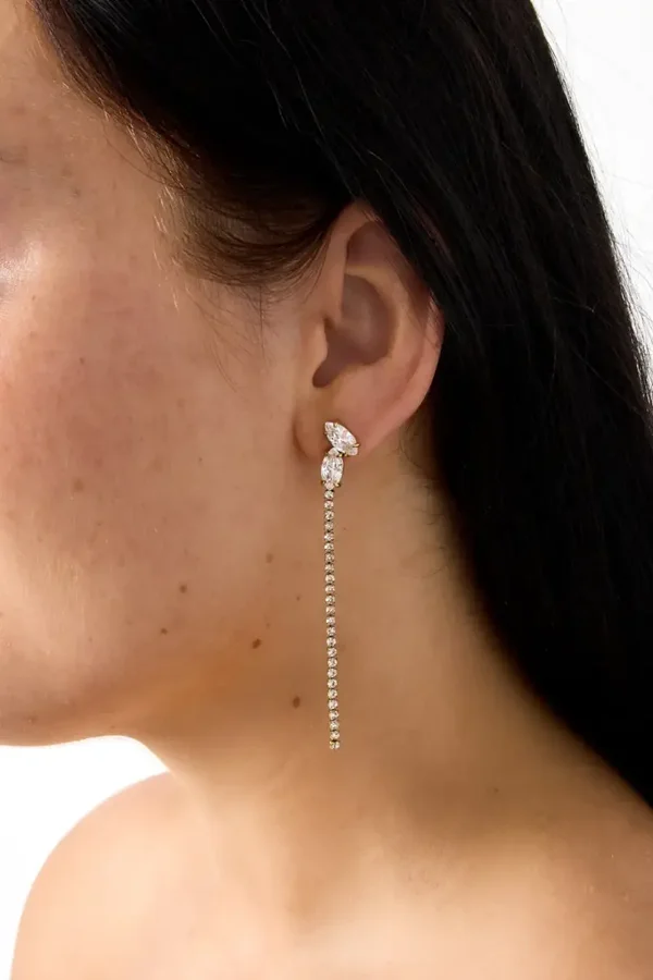 Amara Crystal Drop Earrings