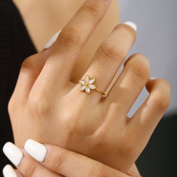 Delicate Spark Ring