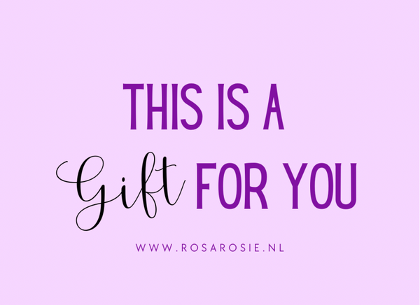 Gift card €30,-