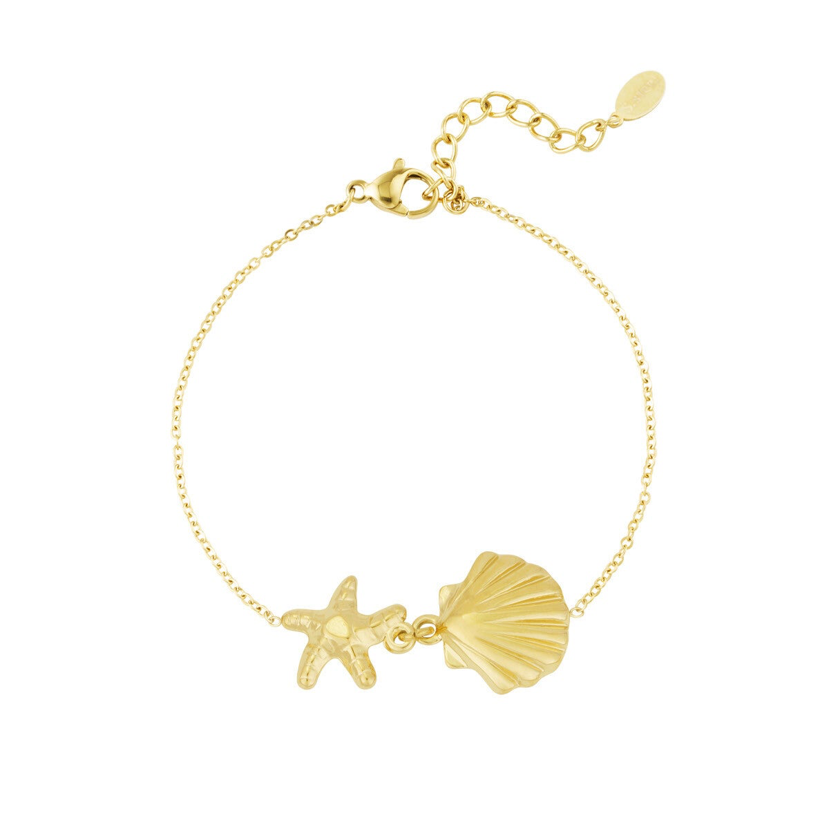 Beach glow armbandje goud
