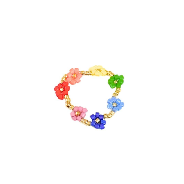 Elastische flower ring multi