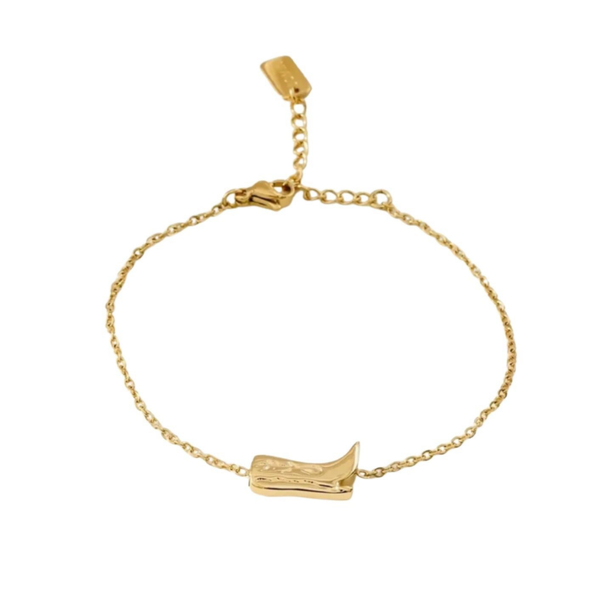 Cowboy boot armbandje