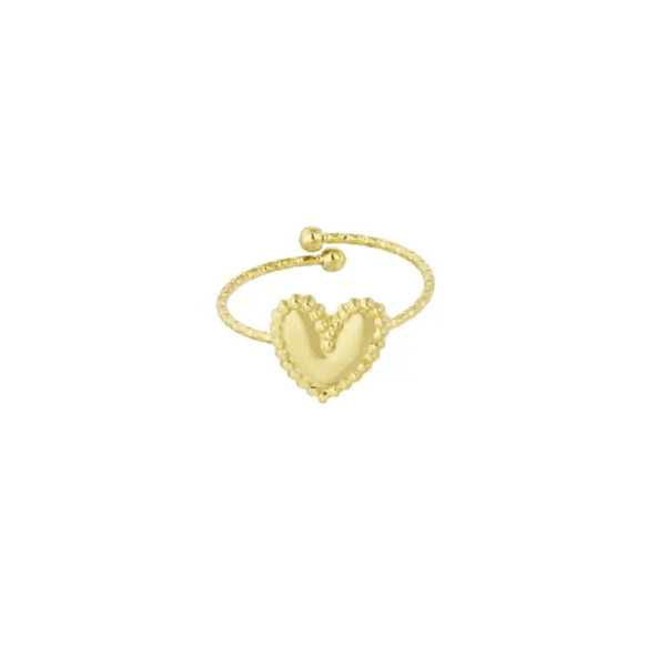 Lover girl ring goud