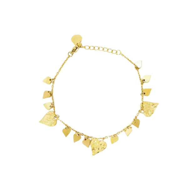 Strongest heart armbandje goud