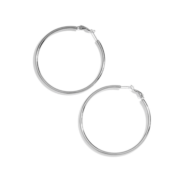 Babe hoops zilver