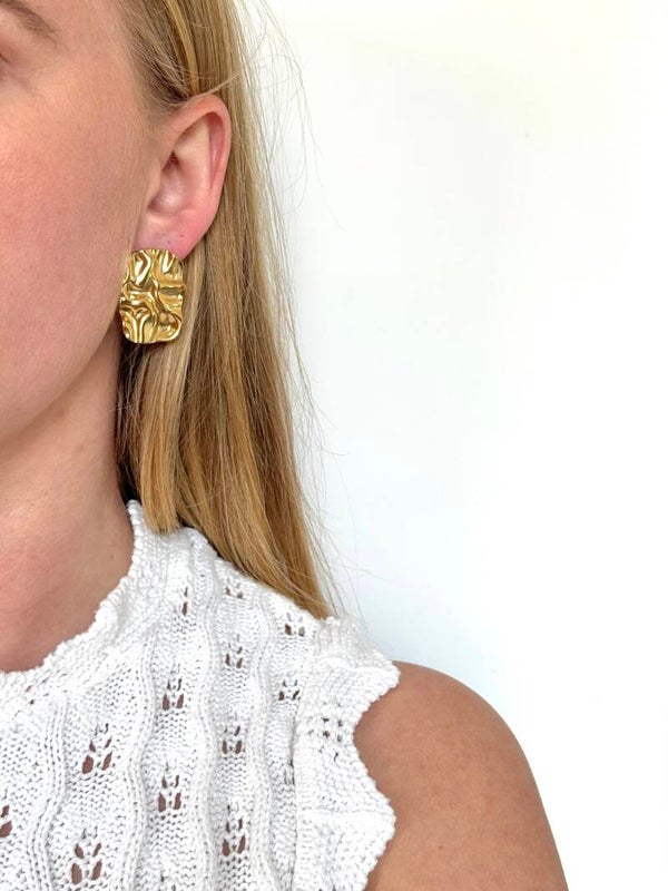 Statement oorbellen goud