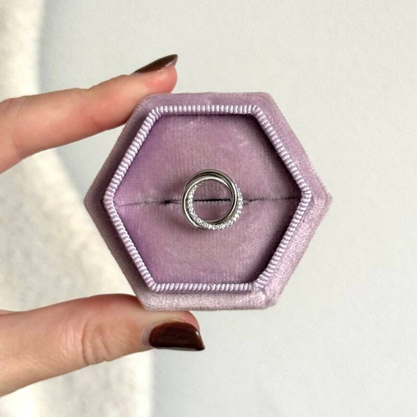 Glow girl ring zilver