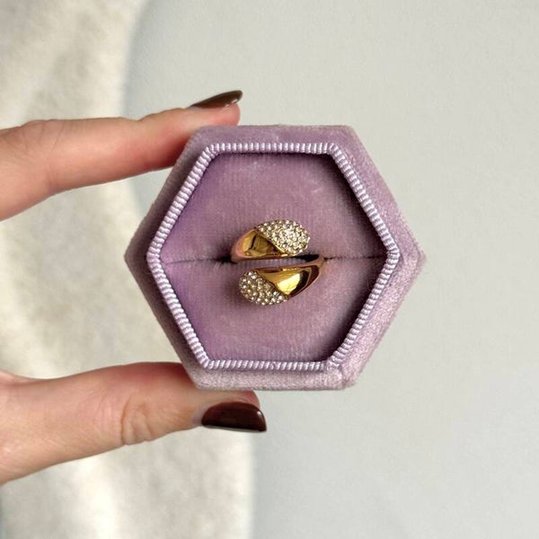 Golden aura ring goud