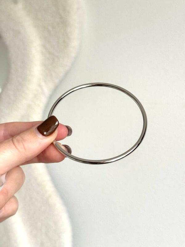 Luna bangle small zilver