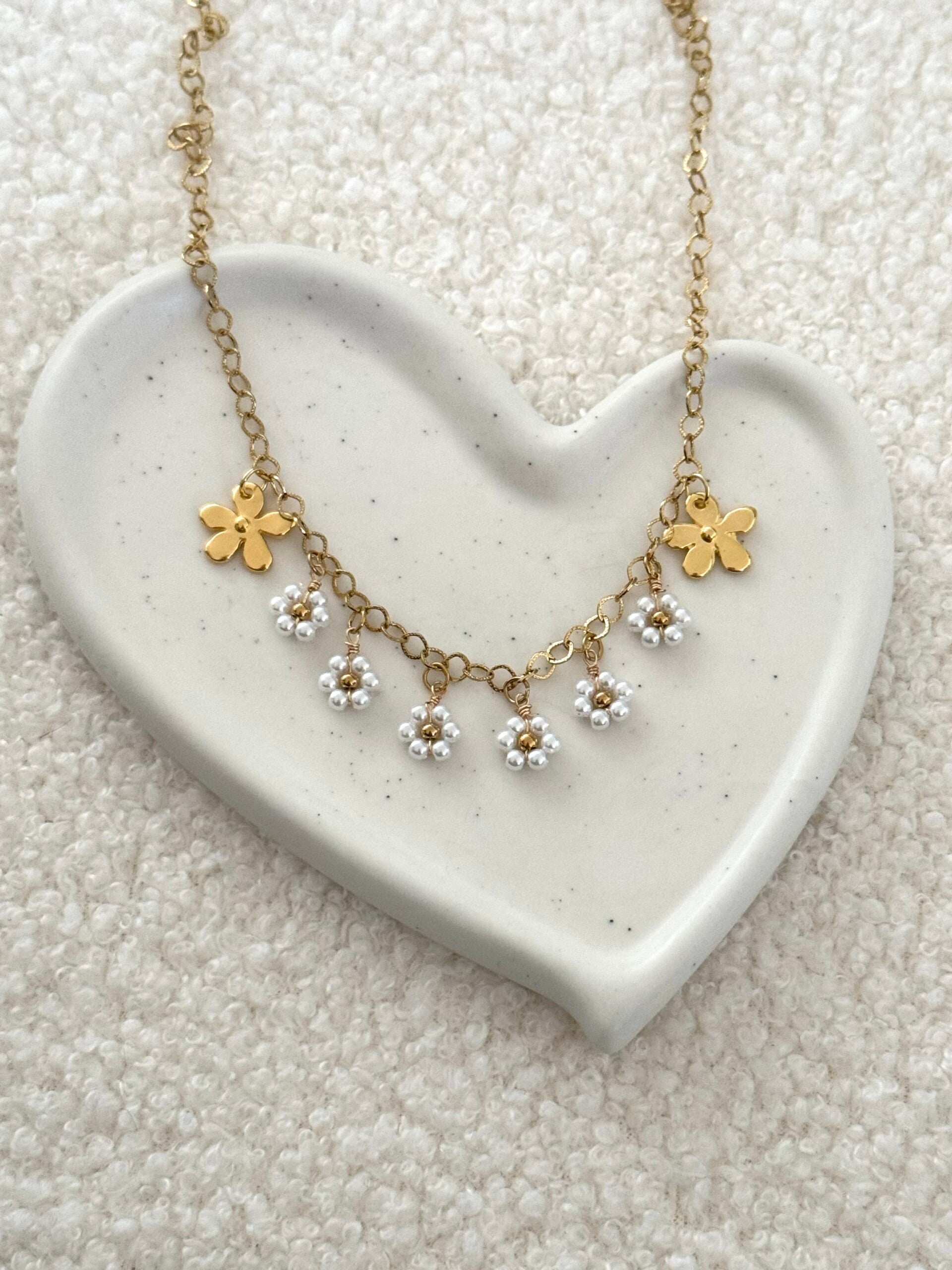 Handgemaakte ketting met bedels #227