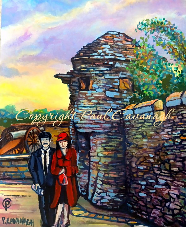 Sentry Post on the Derry Walls by Paul Cavanagh