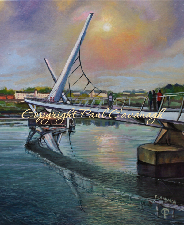 Peace Bridge To Ebrington by Paul Cavanagh