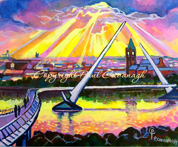 Foyleside Sunbeams by Paul Cavanagh